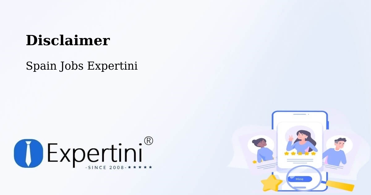 Disclaimer – Algaida - Spain Jobs Expertini