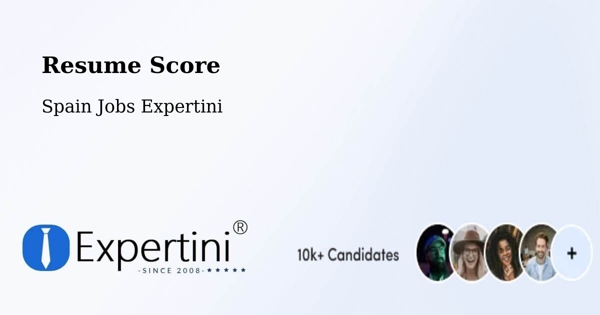 Resume Score & Job Description Match Tool – Algaida - Spain Jobs Expertini